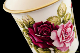 Duży kubek róża Mieroszów ceramika szlachetna