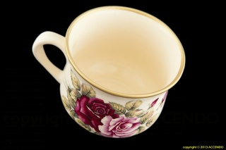 KUBEK FILIŻANKA RÓŻA MIEROSZÓW CERAMIKA BABUNI