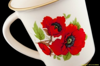 DUŻY KUBEK 450 ML MAKI MIEROSZÓW CERAMIKA POLSKA