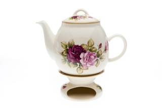 DZBANEK Z PODGRZEWACZEM 1,7 LITRA RÓŻA MIEROSZÓW