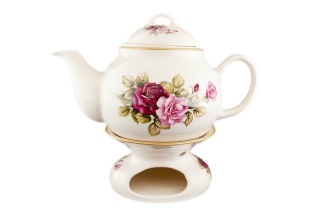 Dzbanek podgrzewacz bez sitka 1l róża Mieroszów