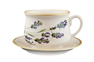 FILIŻANKI SPODEK LAWENDA KOLEKCJA MIEROSZÓW POLSKA