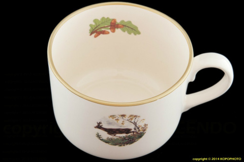 KUBAS SARNA SARENKA W LESIE MIEROSZÓW DUŻY KUBEK