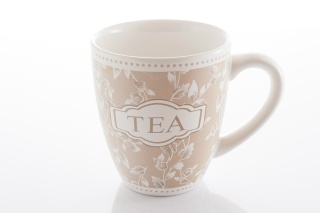 KUBEK CERAMICZNY KWIATY TEA ORNAMENT DO PICIA