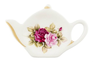 MIEROSZÓW PODSTAWKA RÓŻA POD TOREBKĘ HERBATY