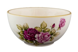 MISKA CERAMICZNA RÓŻA Z CERAMIKI MIEROSZÓW POLSKA