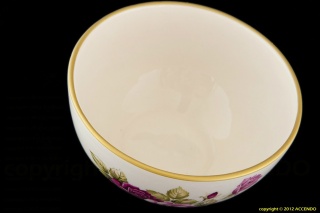 MISKA CERAMICZNA RÓŻA Z CERAMIKI MIEROSZÓW POLSKA