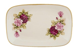 PÓŁMISEK TALERZ RÓŻA MIEROSZÓW SERWIS OBIADOWY