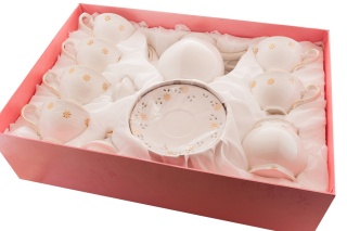 SERWIS KAWOWY DO HERBATY PORCELANA NA PREZENT