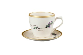 FILIŻANKA SPODEK LAWENDA MIEROSZÓW ESPRESSO MOCCA