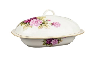 Maselnica róża czerwona Mieroszów polska ceramika