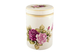 Pojemniki kuchenny róża Mieroszów ceramiczny nowy