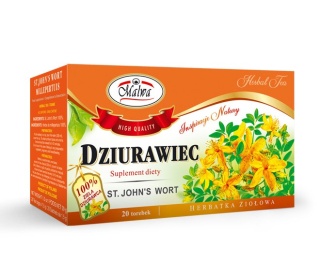 DZIURAWIEC MALWA TEA HERBATA ZIOŁOWA EKSPRES 20TB