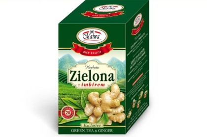 MALWA TEA HERBATA ZIELONA Z IMBIREM 20TB PREMIUM