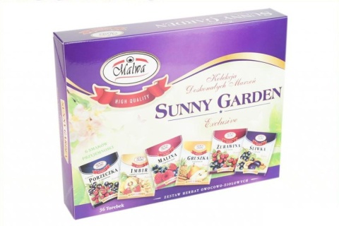 BOMBONIERKA OWOCOWA MALWA HERBATA PREZENT ZESTAW