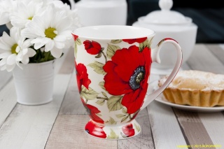 CARMANI 2 KUBKI PORCELANOWE MAKI KUBEK NA PREZENT