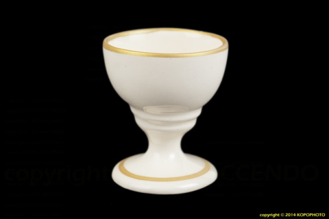 KIELISZEK NA JAJKO CERAMIKA KREMOWY MIEROSZÓW