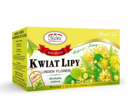 KWIAT LIPY MALWA TEA HERBATA ZIOŁOWA LIPA 20TB