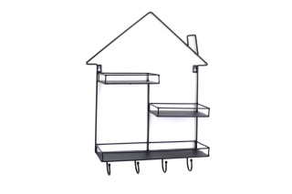 Nowoczesna półka w oryginalnym kształcie domku MARTIN