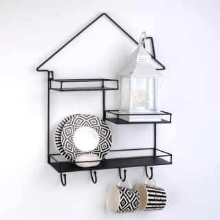 Nowoczesna półka w oryginalnym kształcie domku MARTIN