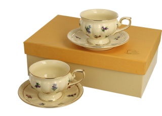 2 filiżanki do espresso w stylu angielskim