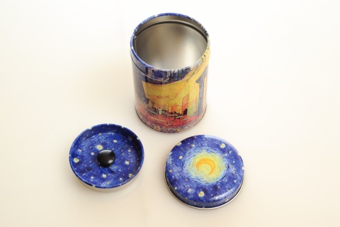 Wyjątkowa mała puszka do przechowywania ziół lub herbaty