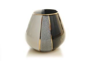 Tykwa do yerba mate w kolorze czarno białym