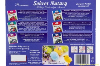 SEKRET NATURY ZESTAW HERBATY OWOCOWEJ MALWA TEA WIELKANOC