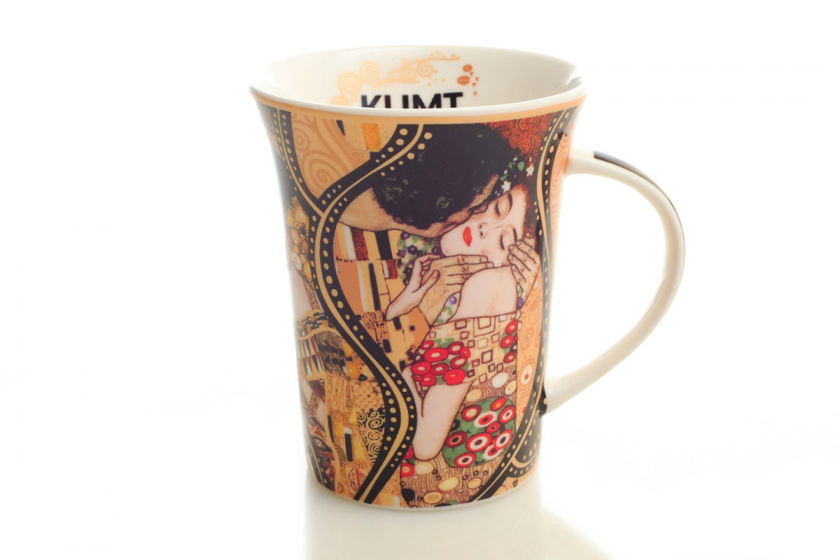 Carmani kubek porcelanowy z obrazami Gustava Klimta