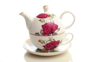 Filiżanka z dzbankiem z koleckji English Collection