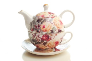 Filiżanka z dzbankiem z koleckji English Collection