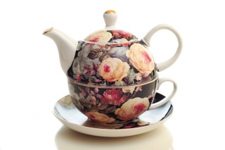 Filiżanka z dzbankiem z koleckji English Collection