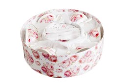 Komplet 6 filiżanek z porcelany z różą francuską