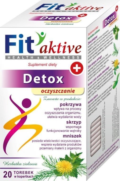 MALWA TEA FIT AKTIVE DETOX HERBATA OCZYSZCZANIE