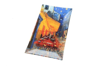 Szklany talerzyk prostokątny Van Gogh Taras
