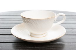 Komplet 2 filiżanek ze spodkami na prezent dla kobiety