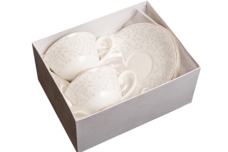 Wysokiej jakości 2 filiżanki w prezentowym pudełku