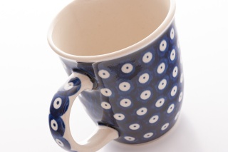 Kubek z ceramiki Bolesławiec oryginalny klasyczny wzór