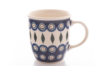 Kubek z ceramiki Bolesławiec oryginalny klasyczny