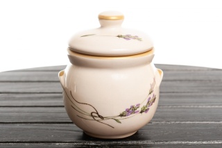 Pojemnik kuchenny z uszkami z Mieroszowa lawenda