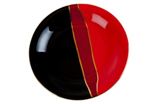 6 TALERZY DESEROWYCH TRIO MIEROSZÓW CERAMIKA