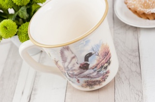 DUŻY KUBEK KACZKA PTAKI DLA MYŚLIWEGO MIEROSZÓW