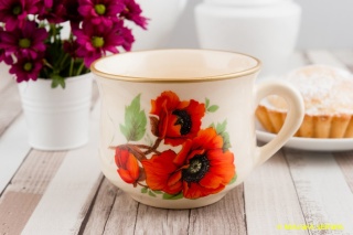 KUBEK BABUNI MAKI MAKAMI MIEROSZÓW CERAMIKA POLSKA