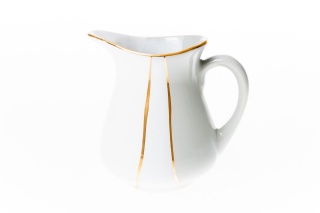 MLECZNIK MIEROSZÓW CERAMIKA POLSKA TRIO POPIEL