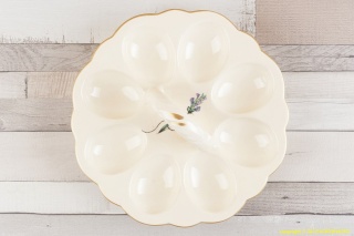 TALERZ NA JAJKA DO JAJEK JAJ CERAMICZNY MIEROSZÓW