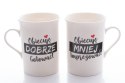 2 kubki porcelanowe idealne na prezent ślubny