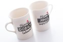 2 kubki porcelanowe idealne na prezent ślubny