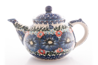 Dzbanek z ceramiki Bolesławiec oryginalny artystyczny wzór