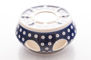 Podgrzewacz do dzbanka z ceramiki Bolesławiec klasyczny