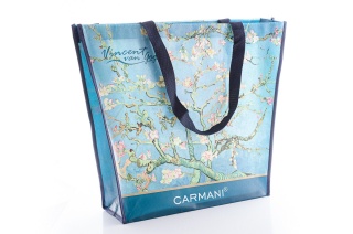 Torba sklepowa ozdobiona motywem migdałowca Van Gogh